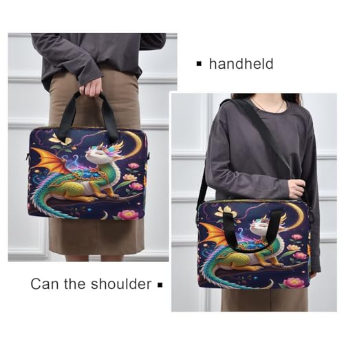 Bolso maletín para laptop estilo dragón para oficina miniatura 2