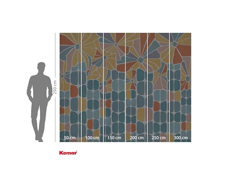 Komar Vlies Fototapete - Garden Dream - Größe 300 x 250 cm - Tapete, Wanddekoration, Wohnzimmer, Schlafzimmer, Büro