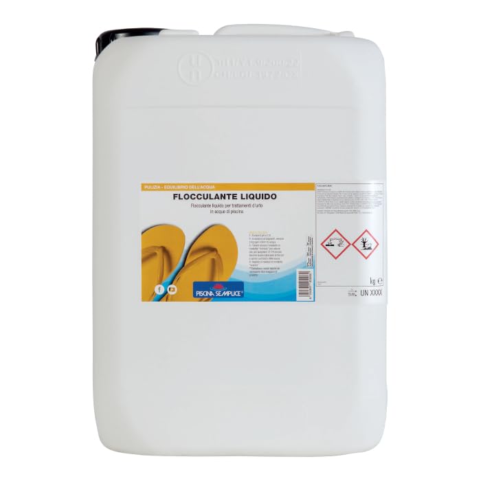 Lapi - 25 KG FLOCCULANTE LIQUIDO per acqua piscinaa prodotto da azienda certificata made in Italy