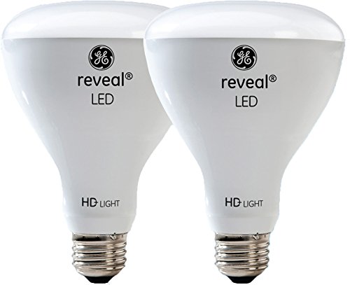GE Lighting Reveal HD LED 11-watt (65-watt Replacement), 650-Lumen R30 Light Bulb with Medium Base, 2-Pack