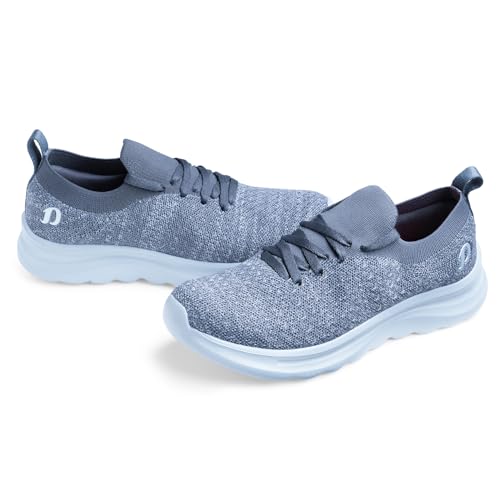 Image of DOCTOR EXTRA SOFT Men's Running & Walking Shoes Lightweight Comfortable Slip-On Sports Sneakers with Memory Foam Cushion, Breathable Knitted Upper, Anti-Slip Sole Flexible Gym Training Shoes D-2013