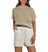 LILLUSORY Women's Spring Summer Fashion Two Piece Matching Lounge Set with Shorts