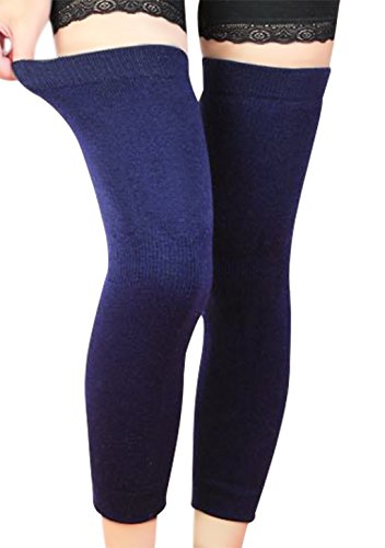 PURFUN Elder Men Women Windproof Knee Braces Leg Warmers Winter Cozy Rheumatic Arthritis Leg Sleeves Knee Thigh Shin Protector Wraps Leggings Stocking for Motorcycle Ski Snowboarding Cycling