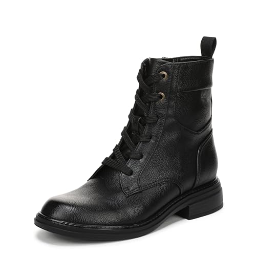 Naturalizer Women's Legend Combat Boot Black 7.5 W
