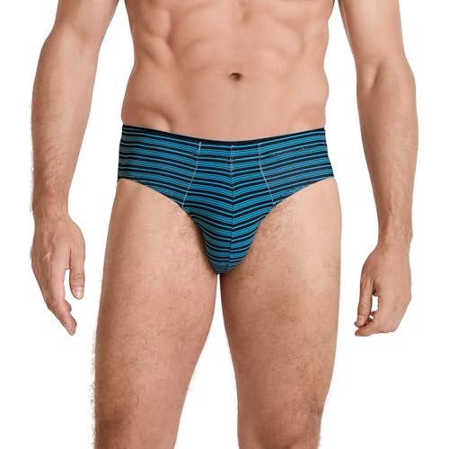 Jockey Men's Underwear True Style Bikini - 3 Pack, Bright Tropics/Black/Shoreline Stripe, XL2