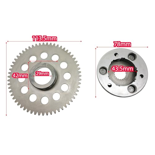 CxzYUn Embrayage Hyper démarreur unidirectionnel for Moto N-Max 125 150 155 GPD125-A GPD150-A OCITO 125 2DP-E5520-10 DP-E5570-00(One Way Bearing) – vue 5
