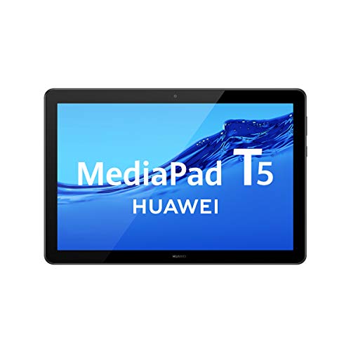 Huawei Mediapad T5 - 10.1 インチ FullHD タブレット (Wi-Fi、2GB RAM、32GB ROM、Android 8.0、EMUI 8.0)、ブラック