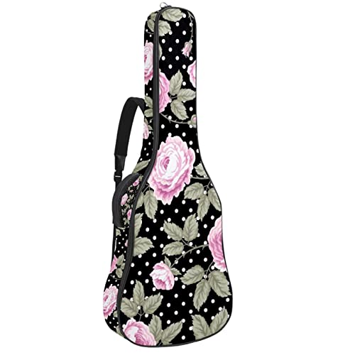 Sac à dos guitare acoustique imperméable anti-rayures avec organiseur de rangement