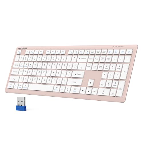 Image of TECKNET Bluetooth Keyboard Rechargeable 4-Device (2.4G+BT)