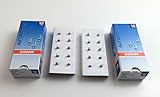 20 x Osram Lampe 12V 2,3W W2x4.6d Glassockellampe W2,3W Innenbeleuchtung 2723