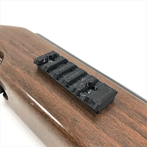 Tactical Torch And Torch Holder With 60mm Screw On Picatinny Rail For Wooden Stock's ***Just Rail***