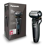 Panasonic Premium Rasierer ES-LV6Q mit 5 Scherelementen, Nass- & Trockenrasierer mit flexiblem 3D-Scherkopf & ausklappbarem Bart-Trimmer
