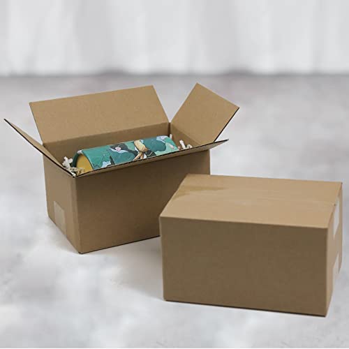 Image of 7x5x4 Inches Shipping Boxes, Brown Corrugated Cardboard Boxes for Small Bussiness, 25 Pack