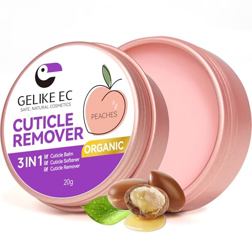 Crema per Cuticole per Uomini - Gelike EC Balsamo Morbido per Cuticole con Fragranza Naturale di Albicocca per Idratare le Mani Secche - Cura Intensiva per una Salute e Nutrizione Profonda