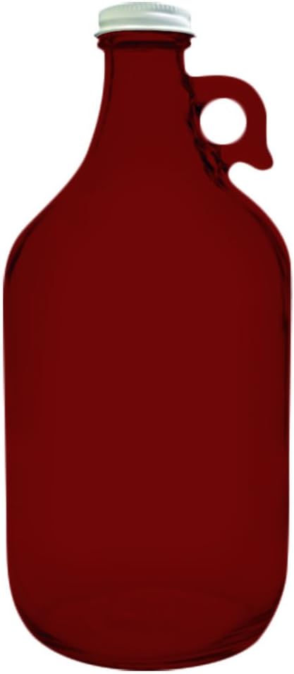 TableTop King True Fabrications 1/2 Gallon Clear Glass Beer Growler - Full Color Cobalt Blue - Additional Vibrant Colors Available : Home & Kitchen