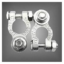 Battery Terminal clamp Connector 1 Pair Battery Terminal Clamp Zinc Alloy Positive & Negative Pole Auto Car Screw Connector