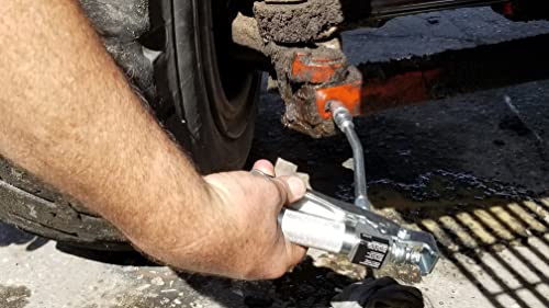 Lincoln 740 Heavy-Duty High-Pressure Steel Control Valve With 6-Inch Rigid Extension, 1/4 Inch Npt (F) Inlet And 1/8 Inch Npt (F) Outlet, 7,500 Maximum Operating Pressure #TOP2