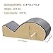 GDMSTIH Wooden Gray Pilates Arc with Spine Corrector for Core Strengthening Back Pain Relief, Pilates Spinal Corrector Arch Barrel for Back Flexibility，at Home Reformer Pilates Posture