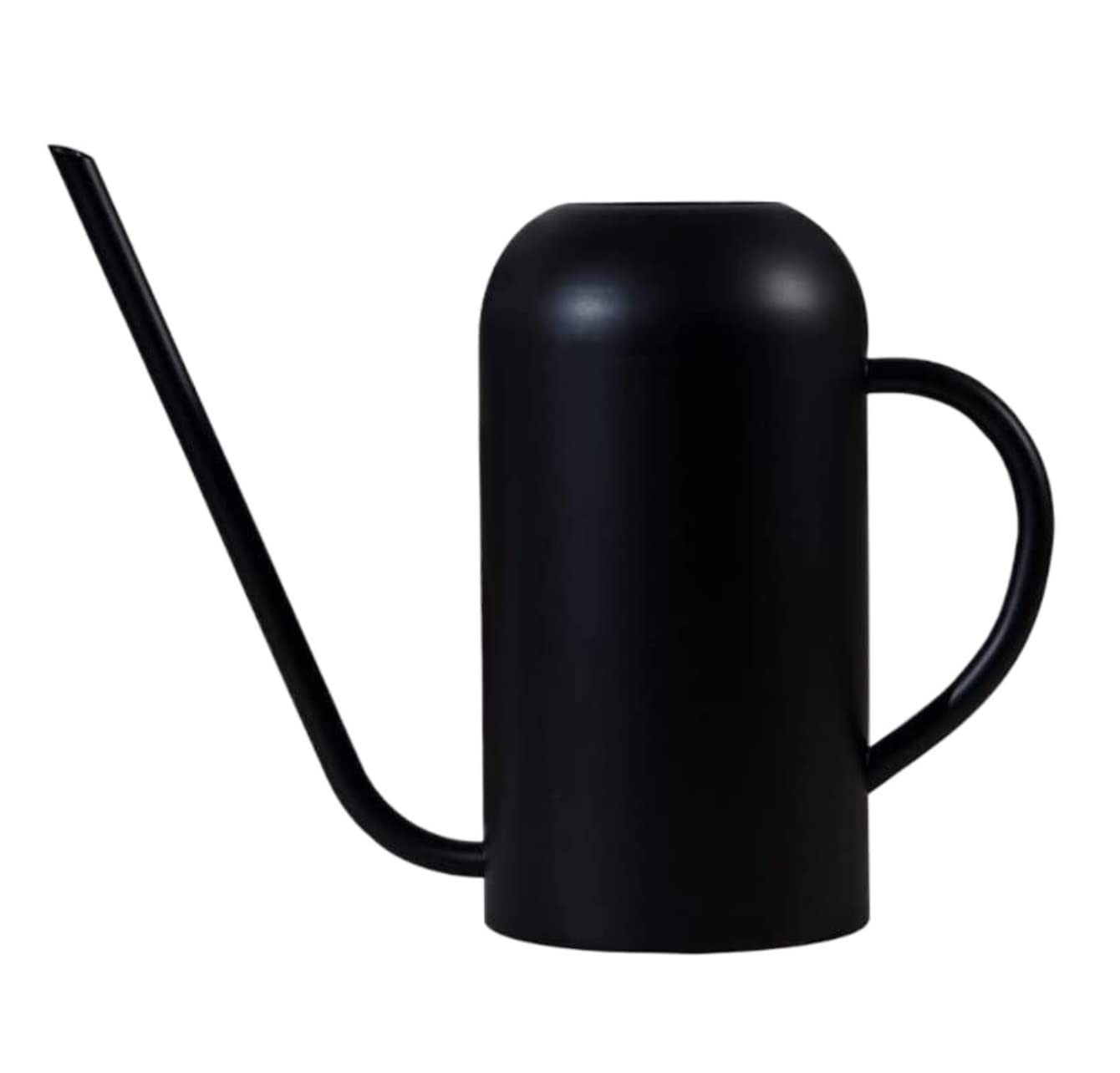 Annaffiatoio per Le Piante D'appartamento Annaffiatoio in Metallo con Beccuccio Lungo in Acciaio Inox per Piante da Innaffiare Bollitore per Esterni(Black)