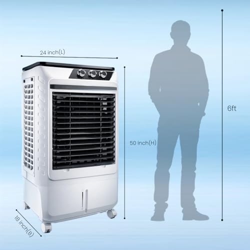 Image of ALTAIR GT 100 L Desert Tower Personal Air Cooler for Room, Hall, Office - Premium High-Performance Cooling, Honeycomb Pads, Energy Efficient Motor - 1 Year Warranty
