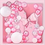 decoracion niña paw patrol Globos no tóxicos y seguros: certificados por la ASTM (Sociedad Americana de Materiales de Prueba). Globos de color blanco, rosa y plata, globos rosados y plateados de látex natural, estos globos rosa y plateado son perfectos para decoración de fiestas, decoración de cumpleaños para niñas, decoración de bodas, fiestas, bautizos, color rosa plata, decoración del día de San Valentín