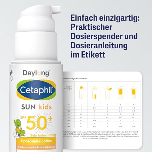 CETAPHIL Sun Daylong Kids SPF 50+ liposomale Lot. 150 ml
