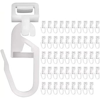 50 x Volvo Man Iveco Rear Rail Truck DAF106 Glider Rail Curtain Hooks