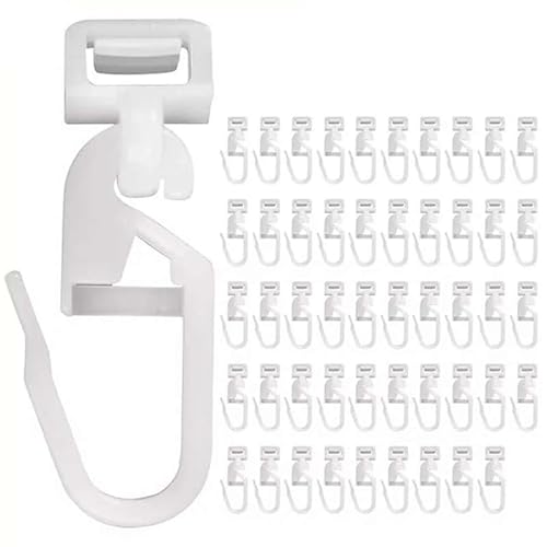 FiTspi 50 ganchos de cortina para Volvo Man IVECO DAF106 deslizadores corredores