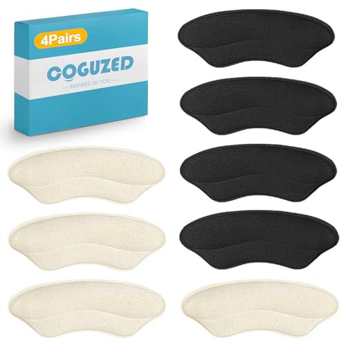 CoguZed 8-Pack Almohadillas de Talón de Gel Suave