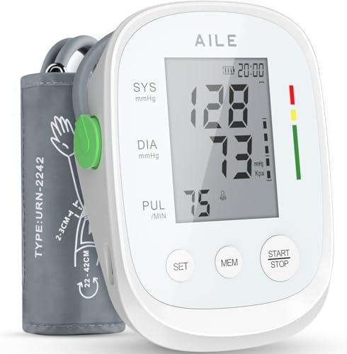 AILE Blood Pressure Monitor, Blood Pressure Machine Upper Arm Lar...