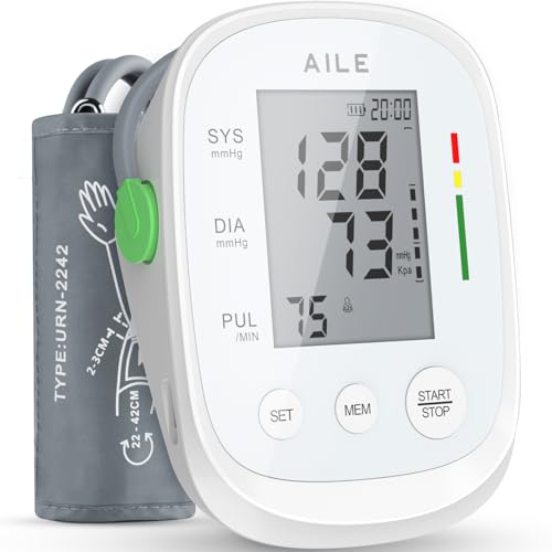 AILE Blood Pressure Monitor, Blood Pressure Machine Upper Arm Lar...