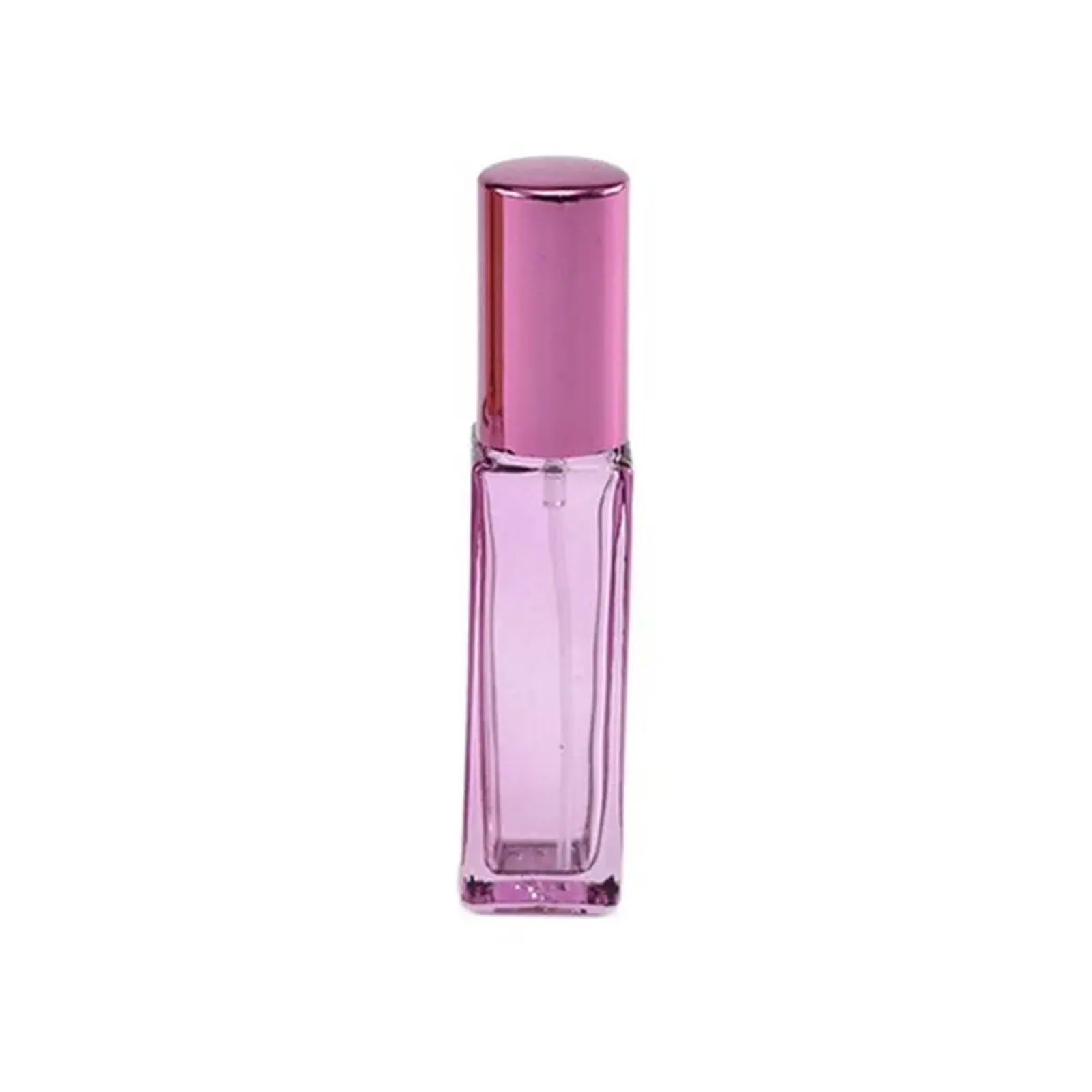Atomizador Perfume 3 botellas de spray cuadradas portátiles colores, 10 ml y 20, vidrio con niebla fina, for perfume, mini viales transparentes for muestra, for viaje(Purple-20ml)