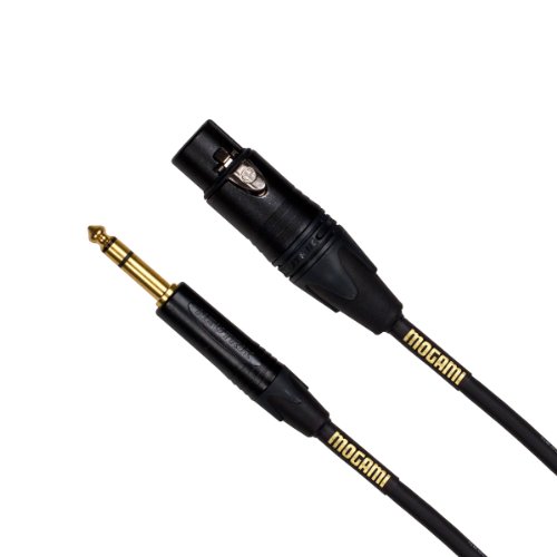 Câble Mogami Gold-trsxlrf-15 équilibré 15 pieds en cuivre ultra-pur