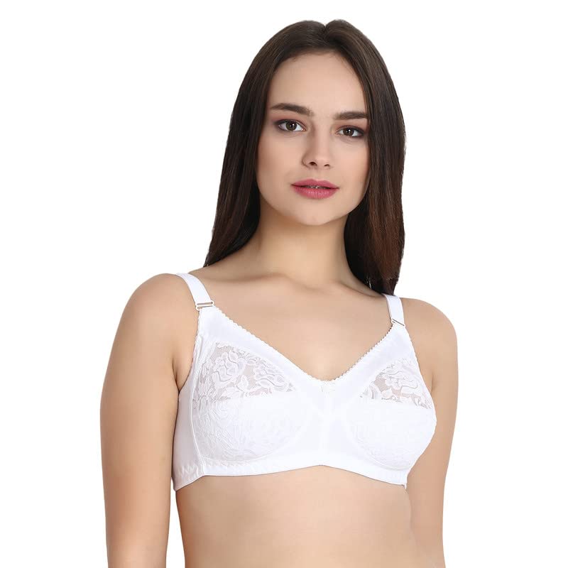Image of Women Net Non-Padded Wire Free Regular Bra