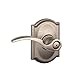Schlage F40 STA 613 CAM Camelot Collection St. Annes Privacy Lever, Oil Rubbed Bronze