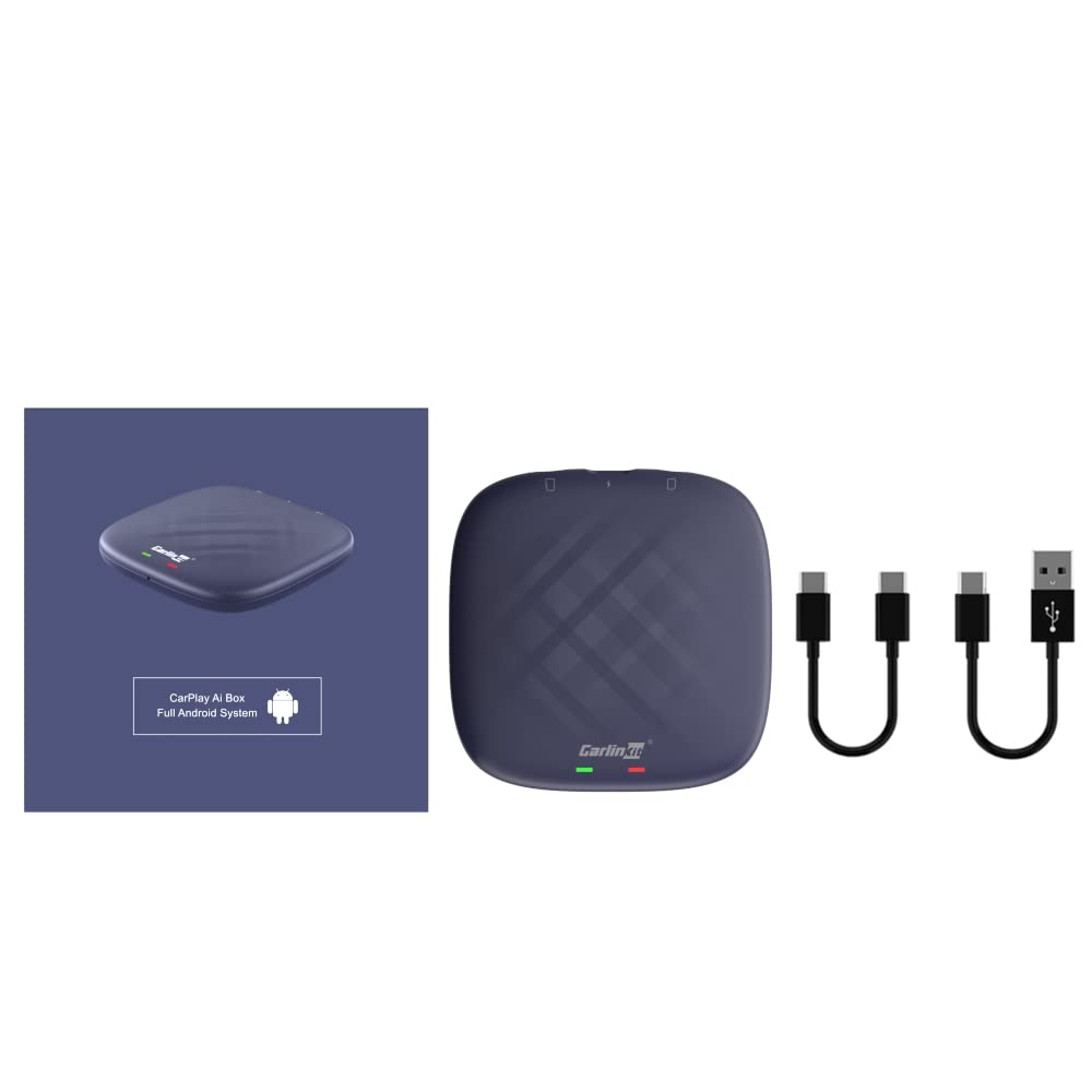 Carlinkit Android 12 carplay ai box,RAM 8G+ROM 128G,for to a car with CarPlay,Support Wireless CarPlay and Wireless Android Auto,SIM card 4G network,Google Play Apps Download,Youtube,Waze,Spotify...