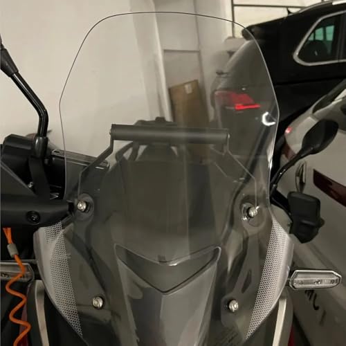 Support plaque navigation GPS moto NC750X 2021-2024 rigide rouge de 12mm - 3