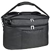 Slow Cooker Bag Slow Cooker Carrier Travel Bag for 6 8 Quart Pots Locking Travel Bag with Secure Zip Accessory Pocket Insulated Carrier Pot Holder Carrying Bags with Easy to Clean Inner Lining
