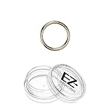 EZ Piercing Ring aus TITAN Segmentring Clicker für Helix Piercings Septum Conch Ohr Lippen Piercings Nasenpiercing Damen Herren Schmuck Gold Schwarz Rosegold (1,2 x 10mm Rosegold – PVD Beschichtet)