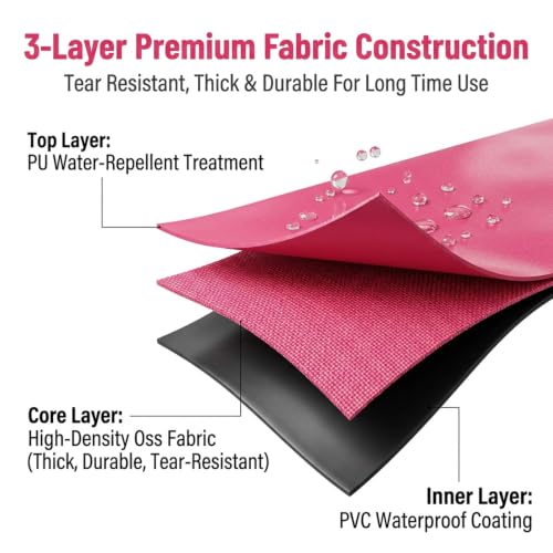 Lona de repuesto para toldo 6x3m de tela Oxford PVC impermeable y anti-UV 8