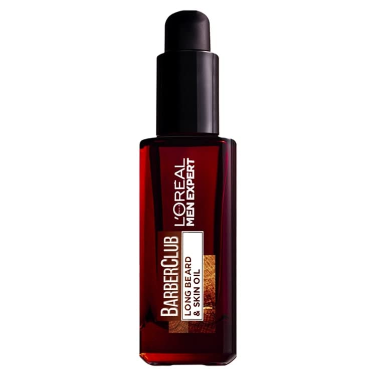 Men Expert Skin Care L'Oreal Barber Club Long Beard Skin Oil, Cedarwood, 30 ml