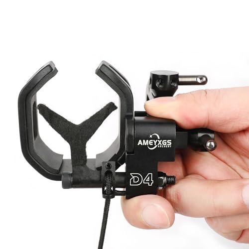 ZSHJGJR Archery Drop Fall Away Arrow Rest Micro Adjustable Right Hand for Compound Bow Hunting Shooting Accessories (Black)