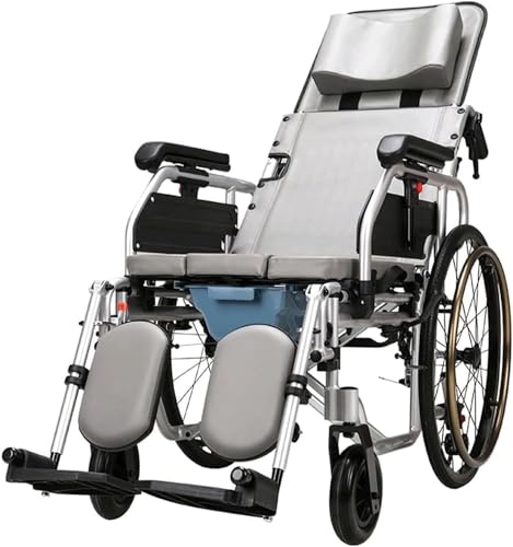 スチール製 車いす ヘッドレスト付き