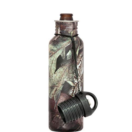 BottleKeeper - The Standard 2.0 Beer Bottle Insulator - Cap with Built in Beer Opener and Tether - Fits & Protects Standard 12oz Bottles - Insulated Beer Bottle Holder - Lifetime Guarantee - Mossy Oak