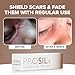 ProSil Silicone Scar Gel Stick with SPF 15 – Patented, Premium-Grade Scar Treatment in a Mess-Free, Compact, Glide-On Silicone Stick - Gentle Silicone Gel for Scars Suitable for Kids & Adults – 4.25g
