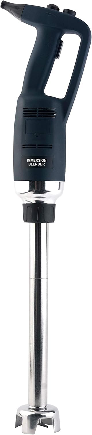 Licuadora de inmersión eléctrica de mano de 16 pulgadas 500 W con velocidad ajustable acero inoxidable grado alimenticio eje para cocina doméstica comercial