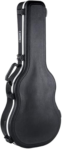 Miniatura 4 de SKB Cases 1SKB-18 - Funda para guitarra acústica Dreadnought Deluxe, sistema de cierre de liberación de gatillo de nailon reforzado con fibra de