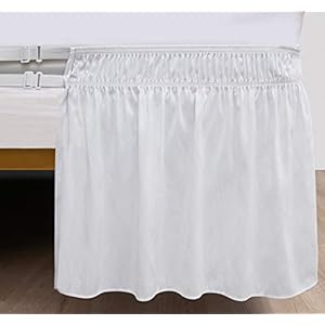 Biscaynebaywraparoundbedskirtswithsplitcornersforfullbeds18dropwhiteadjustableelasticdustruffleseasyfitwrinkleresistantsilkyluxuriousfabricmachinewashable  Urban Country Home Decor Biscaynebay wrap around bed skirts with split corners for full beds 18 drop white adjustable elastic dust ruffles easy fit wrinkle resistant silky luxurious fabric machine washable  urban country home decor