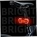 Rear Bike Light Bike Tail Light, 5 Modes 40 Led Waterproof Rear Bike Light, Remote Control USB Rechargeable Bicycle Lights, Adjustable Bike Lights for Night Riding,Bike Tail Light