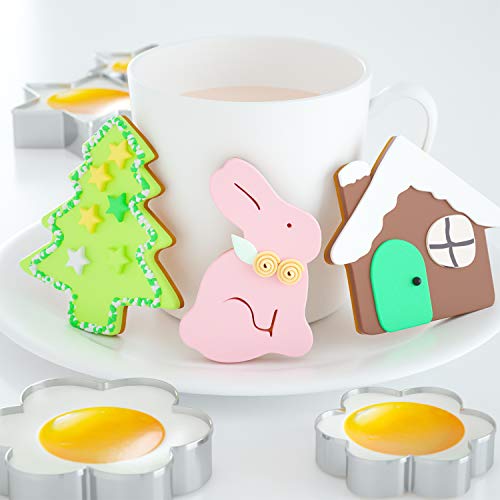 Cookie Cutters, Joyoldelf 40 Pcs Cookie Cutters Kids for DIY Baking Cake Fondant Sugarcraft Pastry Bakeware Decoration